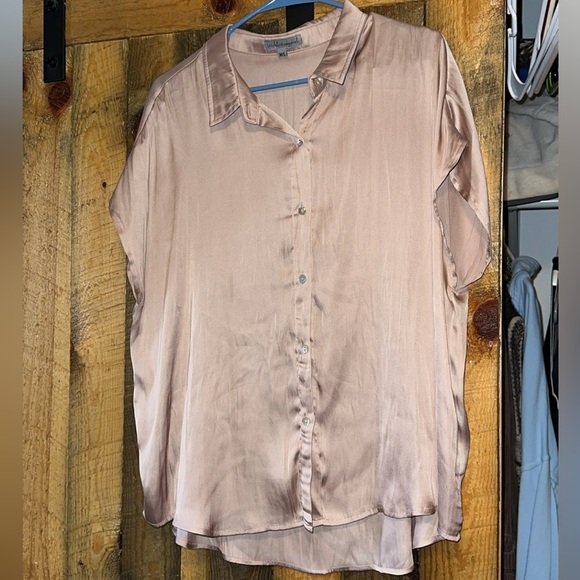 wishlist apparel silky oversized blouse - Picture 1 of 1